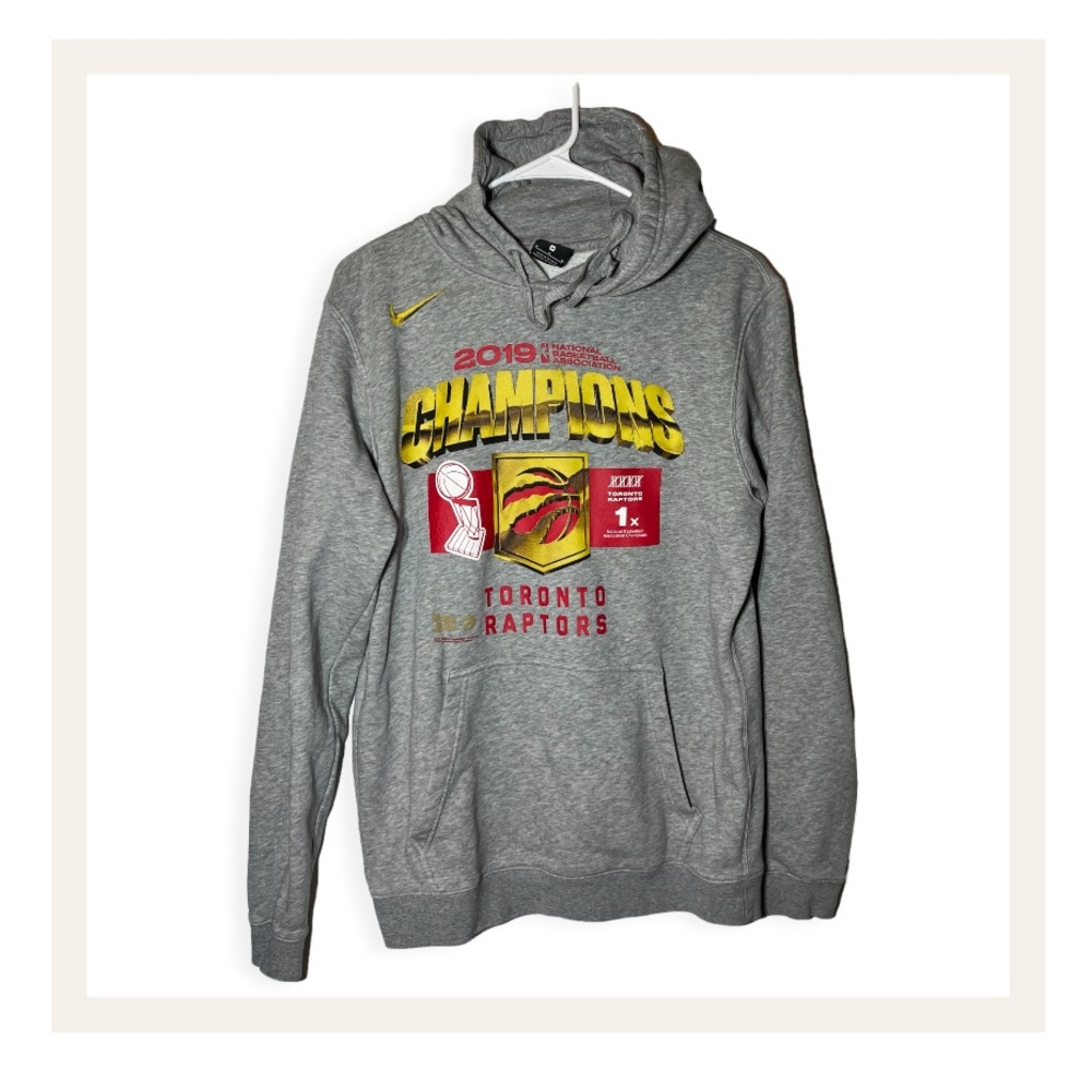 Toronto Raptors Nike 2019 NBA Finals Champions Locker Room Pullover Hoodie (M)